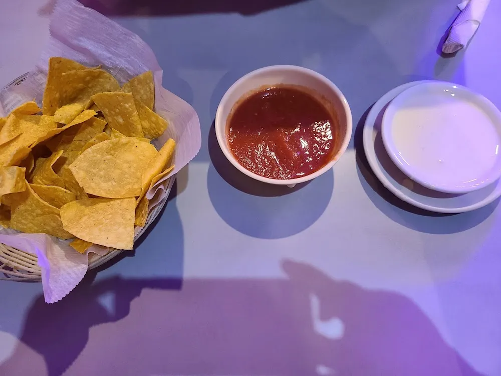 Chips Salsa and Queso